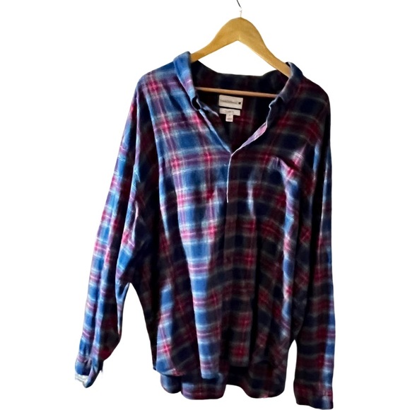 HP:Ladies classic fit Saddlebred 4X  plaid button down shirt fall flannel style - Picture 8 of 13
